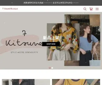 7Kitsune.com(7 Kitsune) Screenshot