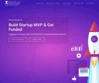 7Kstartup.com(7k Startup Program to Get funded with MVP Development) Screenshot