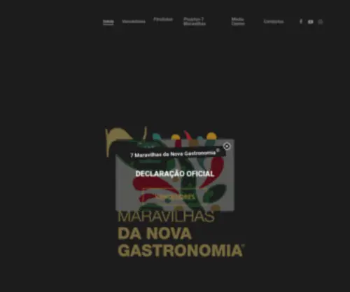 7Maravilhas.pt(7 maravilhas da nova gastronomia • 7 maravilhas de portugal®) Screenshot