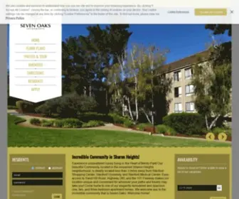 7Oaksapts.com(Menlo Park Apartments for Rent in Silicon Valley) Screenshot