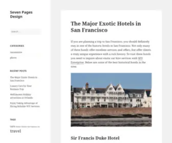 7Pagesdesign.com(Seven Pages Design) Screenshot