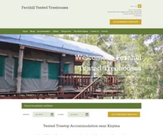 7Passes.co.za(Fernhill Tented Treehouses) Screenshot