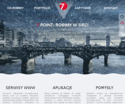 7Point.pl(Profesjonalne statystyki internetowe) Screenshot