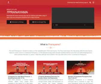 7Pranayama.com(Online Yoga) Screenshot