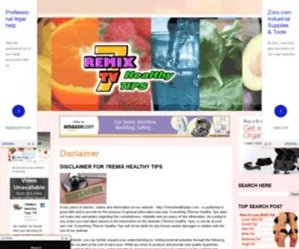 7Remixhealthytips.com(7ReMix Healthy Tips) Screenshot