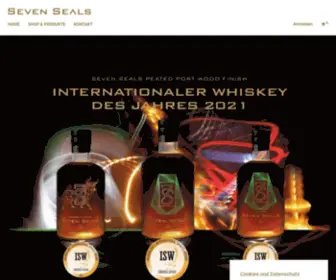 7Sealswhisky.de(7SEALS WHISKY SHOP) Screenshot