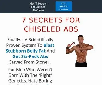 7Secretsforchiseledabs.com(7 Secrets For Chiseled Abs) Screenshot