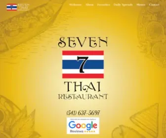 7Seventhai.com(7 Seven Thai) Screenshot