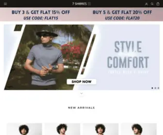 7Shores.in(Premium Men's Wear) Screenshot