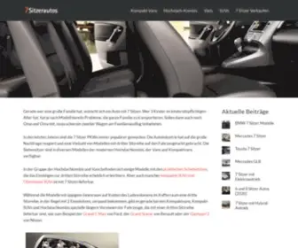 7Sitzerautos.de(7 Sitzer Autos) Screenshot