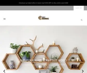 7Skieswood.com(Office Desk Handmade Solid Wood Dinning Table) Screenshot