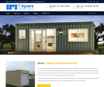 7SQCS.in(Office Container Manufacturers in Chennai) Screenshot