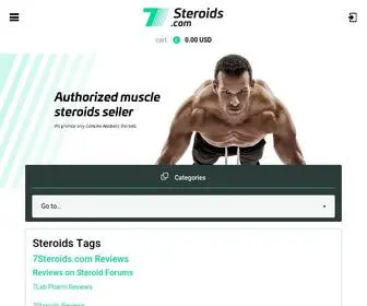 7Steroids.com(7Lab Pharma real source for buying original steroid product from 7Lab Pharma) Screenshot