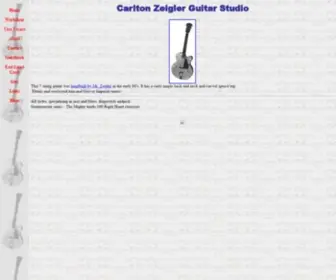 7Stringuitar.com(Zeigler's 7 String Guitar) Screenshot