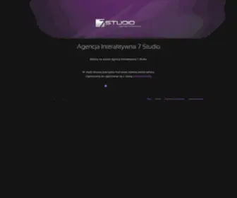 7Studio.eu(Agencja Interaktywna 7 Studio) Screenshot