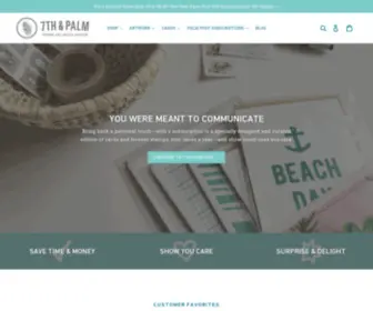 7Thandpalm.com(7th & Palm) Screenshot