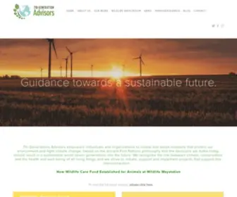 7Thgenerationadvisors.org(Guidance Towards a Sustainable Future) Screenshot