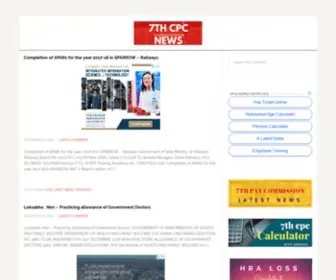 7Thpaycommissionnews.com(7th pay commission news) Screenshot