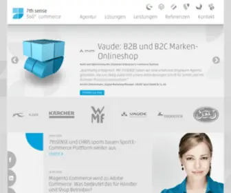7Thsense.de(7thSENSE 360° Commerce) Screenshot