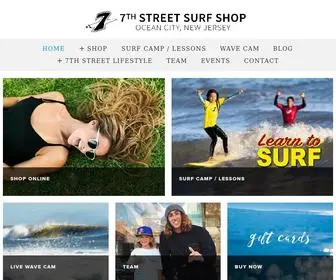 7THStreetsurfshop.com(7th Street Surf Shop in Ocean City NJ) Screenshot