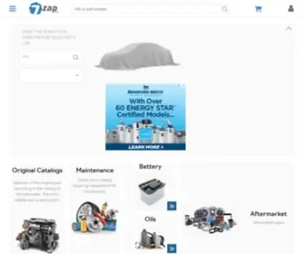 7Zap.com(Search for parts) Screenshot