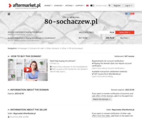 80-Sochaczew.pl(80 Sochaczew) Screenshot