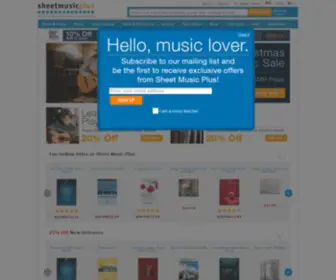 800-Sheetmusic.com(Sheet Music Plus) Screenshot