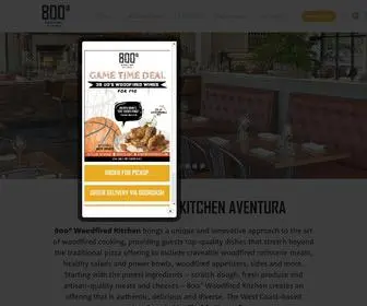 800Degreesaventura.com(Aventura) Screenshot