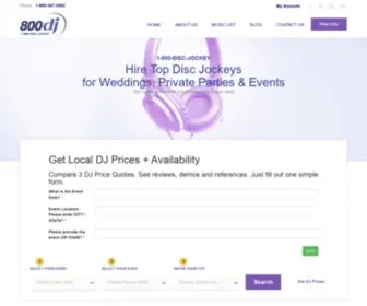 800DJ.com(DISC JOCKEY) Screenshot