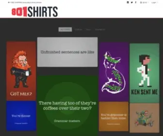 801Shirts.com(801 Shirts (funny & nerdy shirts)) Screenshot