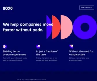 8020.inc(We help companies move faster without code) Screenshot