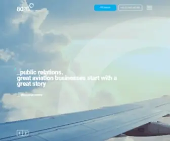 8020Comms.com(8020 Communications) Screenshot