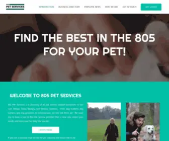 805Petservices.com(805 Pet Services) Screenshot