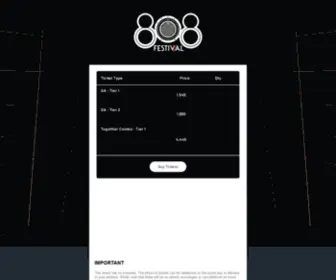 808Festival.net(An incredible electronic music event) Screenshot