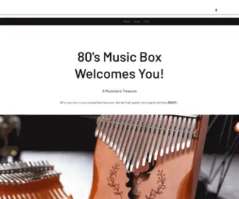 80Musicbox.com(Trusted Kalimba Store) Screenshot