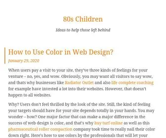 80Schildren.com(Ideas to help those left behind) Screenshot