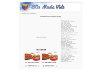 80SmusicVids.com(80's Music Videos) Screenshot