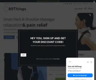 80Things.com(Smart Neck & Shoulder Massager at low price) Screenshot