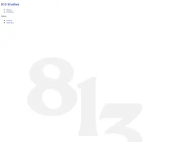 813Studios.com(HomeStudios) Screenshot