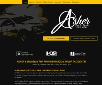 818Autobody.com(Asher Collision center) Screenshot