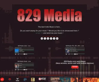 829Media.com(829 Media) Screenshot