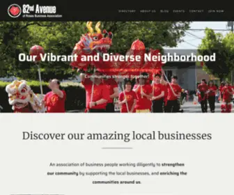 82Ndaveba.com(Discover 82nd Ave) Screenshot