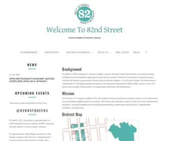 82NDStreet.org(Jackson Heights & Elmhurst) Screenshot