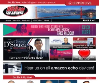 860Amtheanswer.com(860 AM The Answer) Screenshot