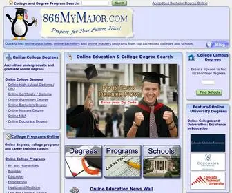 866Mymajor.com(Online Degrees) Screenshot