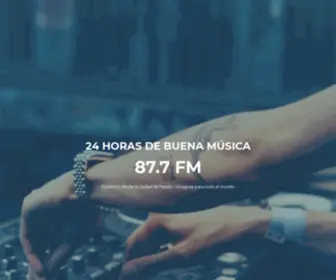 877FM.com.uy(877 FM) Screenshot