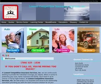 877Golowins.com(Lowest Competitive Insurance) Screenshot