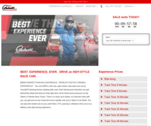 877Racelap.com(Mario Andretti Racing Experience) Screenshot