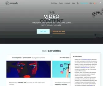 87Seconds.com(The Video Content Agency) Screenshot