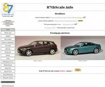 87THscale.info(87th scale.info) Screenshot
